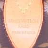 Sac à main Louis Vuitton Speedy 40 cm en toile monogram enduite marron et cuir naturel - Detail D3 thumbnail