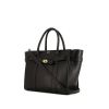 Mulberry Bayswater handbag in black grained leather - 00pp thumbnail