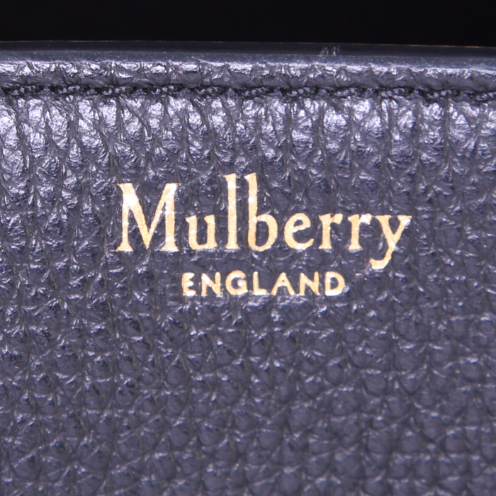 Sac à main Mulberry Bayswater en cuir grainé noir - Detail D4