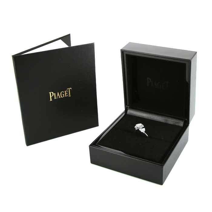 Bague Piaget Rose en or blanc et diamants - Detail D2