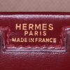 Pochette Hermes Jige in pelle box bordeaux - Detail D3 thumbnail