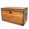 Louis Vuitton Malle Courrier trunk in brown damier canvas - 00pp thumbnail