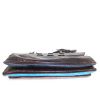 Balenciaga handbag in brown and blue tricolor leather - Detail D4 thumbnail