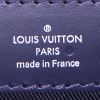 Bolsito de mano Louis Vuitton America's Cup en lona a cuadros azul celeste y cuero azul - Detail D3 thumbnail
