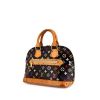 Louis Vuitton Alma small model handbag in multicolor and black monogram canvas and natural leather - 00pp thumbnail