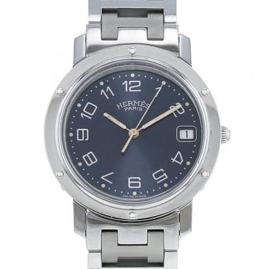 Montre Hermes Clipper en acier Ref :  CL6.710 Vers  2000