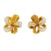 Vintage earrings in yellow gold and diamonds - 00pp thumbnail
