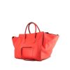 Céline Phantom shopping bag in coral leather - 00pp thumbnail