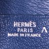 Portafogli Hermès Béarn in coccodrillo marino blu - Detail D3 thumbnail