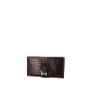 Hermès Béarn wallet in brown niloticus crocodile - 00pp thumbnail