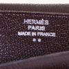 Hermès Béarn wallet in brown niloticus crocodile - Detail D3 thumbnail