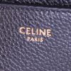 Celine 16 bag worn on the shoulder or carried in the hand in black grained leather - Detail D4 thumbnail