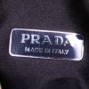 Prada Net shoulder bag in black canvas and black leather - Detail D4 thumbnail