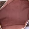 Sac de voyage Louis Vuitton Keepall 45 en toile monogram marron et cuir naturel - Detail D2 thumbnail