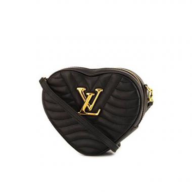 Borsa a tracolla Louis Vuitton New Wave in pelle trapuntata nera