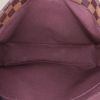 Louis Vuitton Bastille shoulder bag in ebene damier canvas and brown leather - Detail D2 thumbnail