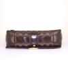 Louis Vuitton Bastille shoulder bag in ebene damier canvas and brown leather - Detail D4 thumbnail