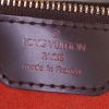Bolso de mano Louis Vuitton Venise en lona a cuadros revestida marrón y cuero esmaltado marrón - Detail D3 thumbnail