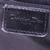 Dior Columbus Avenue bag worn on the shoulder or carried in the hand in black leather and black monogram canvas - Detail D3 thumbnail