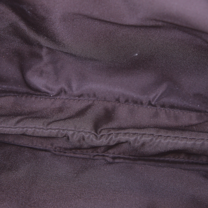 Bolso bandolera Dior Saddle en lona Monogram Oblique beige, amarilla y verde y cuero rojo - Detail D2