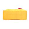 Shopping bag Dior Vintage in seta gialla e rossa cannage - Detail D4 thumbnail