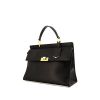 Balenciaga Dix Cartable Zip handbag in black leather - 00pp thumbnail