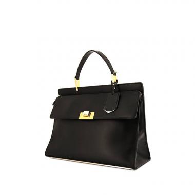 Bolso de mano Balenciaga Dix Cartable Zip en cuero negro