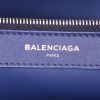 Balenciaga Bazar shopper shopping bag in navy blue leather - Detail D3 thumbnail