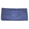Balenciaga Bazar shopper shopping bag in navy blue leather - Detail D4 thumbnail