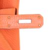 Hermes Birkin 35 cm handbag in orange togo leather - Detail D4 thumbnail
