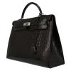 Hermes Kelly 40 cm handbag in black porosus crocodile - Detail D3 thumbnail