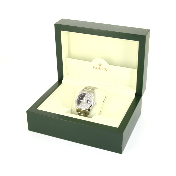 Rolex Datejust watch in stainless steel Ref:  116200 Circa  2006 - Detail D2