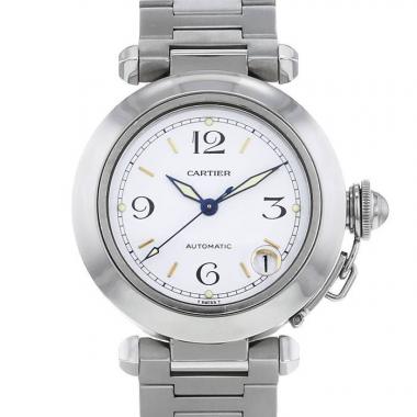 Cartier Pasha watch in stainless steel Ref:  2324 Circa  2000