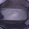 Borsa Yves Saint Laurent Chyc in pelle nera simil coccodrillo e pelle nera - Detail D3 thumbnail