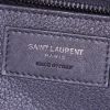 Borsa Yves Saint Laurent Chyc in pelle nera simil coccodrillo e pelle nera - Detail D4 thumbnail