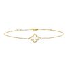 Van Cleef & Arpels Sweet Alhambra bracelet in yellow gold and mother of pearl - 00pp thumbnail