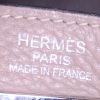 Sac porté épaule ou main Hermes Kelly 35 cm en cuir togo gris-tourterelle - Detail D4 thumbnail