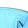 Bolsito de mano Hermès Kelly - Clutch en cuero swift azul - Detail D4 thumbnail