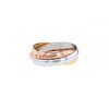 Cartier Trinity small model ring in 3 golds, size 48 - 00pp thumbnail