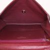 Chanel Vintage bag worn on the shoulder or carried in the hand in burgundy quilted leather - Detail D3 thumbnail
