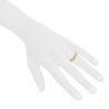 Cartier Trinity medium model ring in 3 golds and diamonds, size 53 - Detail D1 thumbnail