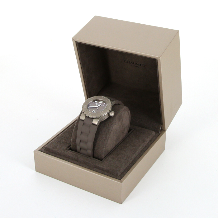 Chaumet Class One watch in titanium Circa 2010 - Detail D2