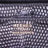 Bolso bandolera Hermès Alskin en piel de lagarto negra - Detail D3 thumbnail