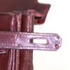 Sac à main Hermes Kelly 32 cm en cuir box bordeaux - Detail D4 thumbnail