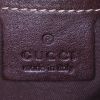 Gucci Positano shopping bag in beige monogram canvas and brown leather - Detail D3 thumbnail