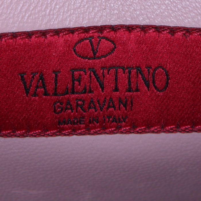 Bolso de mano Valentino Garavani en cuero negro - Detail D3