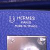 Hermes Kelly 28 cm handbag in electric blue togo leather - Detail D4 thumbnail