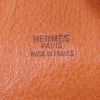 Sac cabas Hermès Victoria II en cuir togo orange - Detail D3 thumbnail