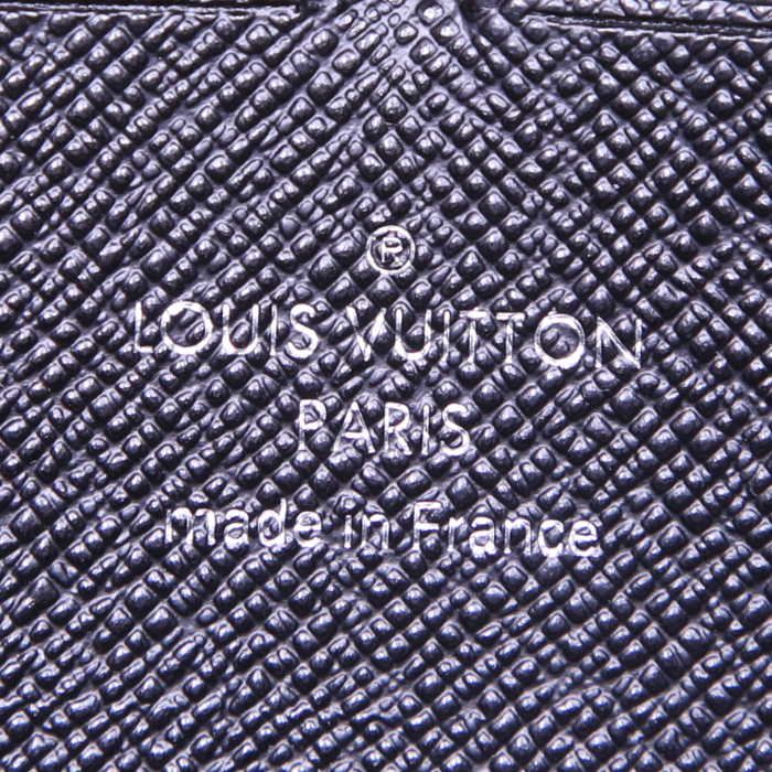 Billetera Louis Vuitton Zippy en cuero Epi negro - Detail D3