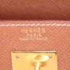 Hermes Kelly 32 cm bag worn on the shoulder or carried in the hand in gold epsom leather - Detail D4 thumbnail